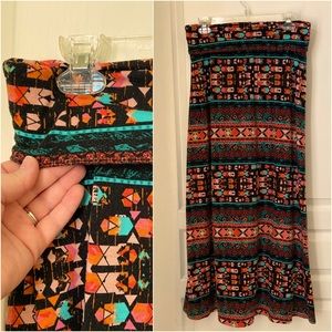 Unavailable Colorful Maxi Skirt